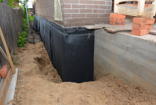 Happy homeowners after waterproofing job in Warrenville